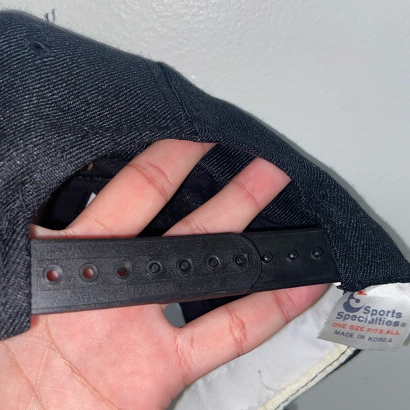 Vintage Sports Specialties Orlando Magic Script Black Dome Snapback Hat - Picture 4 of 4